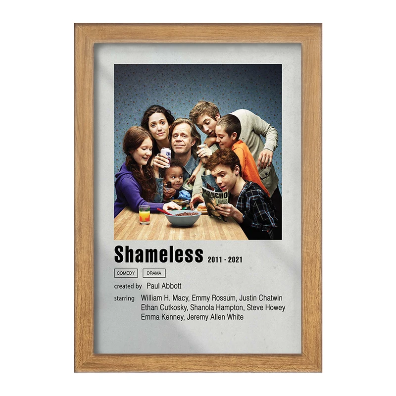 تابلو خندالو مدل بی شرم (Shameless) کد F11285