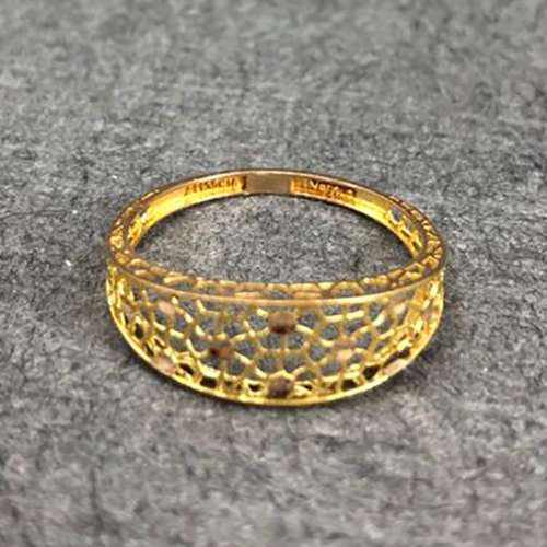 انگشتر طلا 18 عیار زنانه دوست خوب مدل dk297