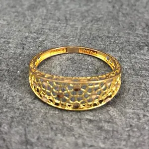 انگشتر طلا 18 عیار زنانه دوست خوب مدل dk297