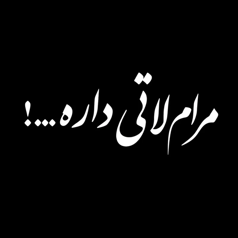 برچسب بدنه خودرو سولگی طرح مرام لاتی داره کد M502