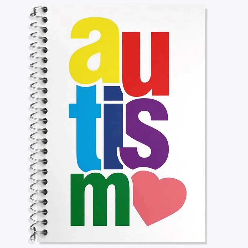 دفتر لغت 50 برگ خندالو مدل اتیسم Autism کد 26735