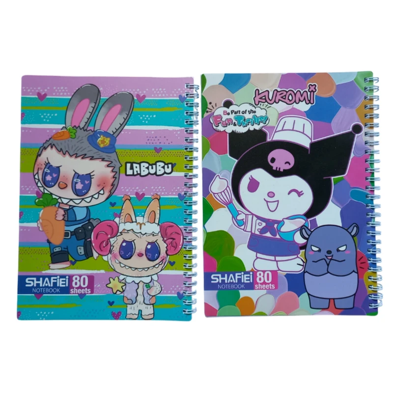 دفتر مشق 80 برگ مدل KL2025 مجموعه دو عددی