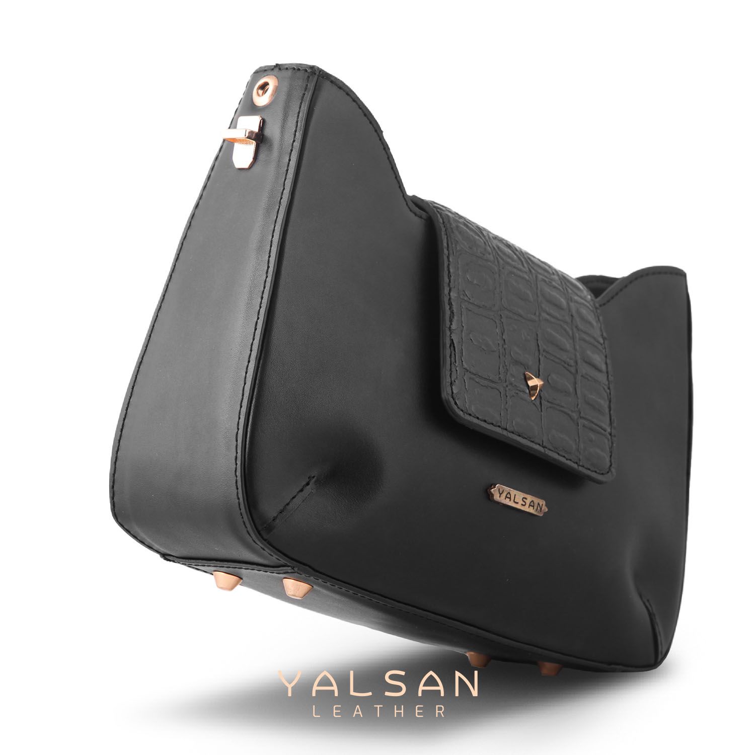 کیف رودوشی زنانه چرم یلسان مدل راشا کد GAN-104-msk -  - 2