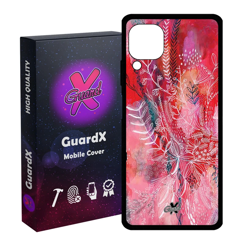 کاور گارد ایکس طرح گل مدل Glass10282 مناسب برای گوشی موبایل هوآوی Nova 7i / Nova 6 SE / P40 Lite