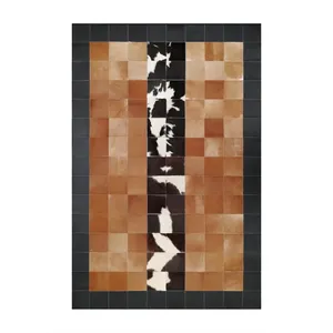 کلاژ فرش پوست و چرم کمالی مدل AD-0335