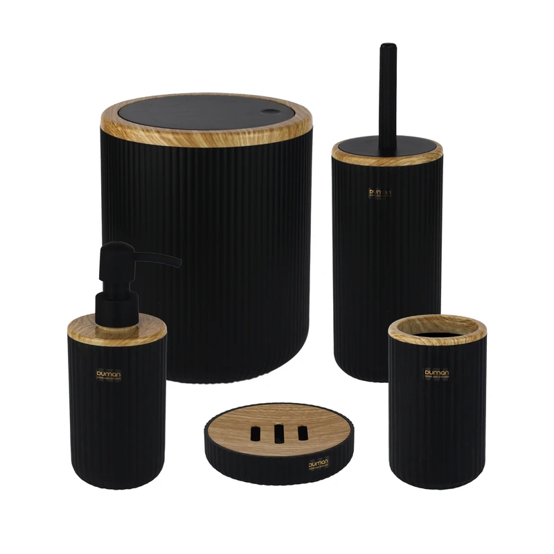 ست سرویس بهداشتی 5 پارچه دومان مدل شیادار کد 209