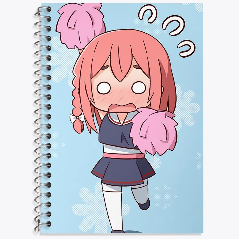 دفتر زبان 50 برگ خندالو مدل سه خط طرح سومی انیمه کانوجو اوکاری کد 34869