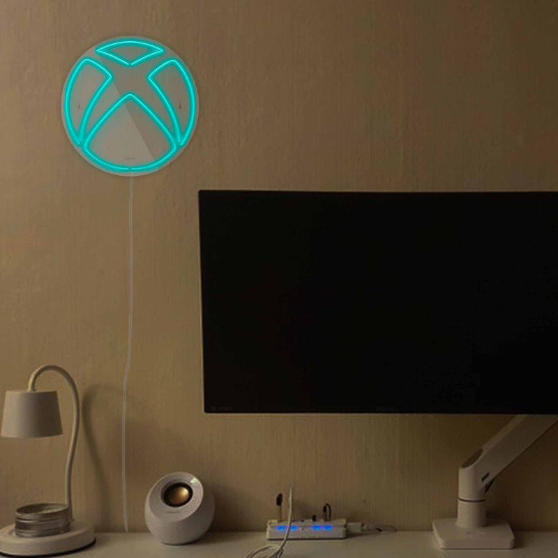 چراغ دیواری نئون دیزاین طرح Xbox-GL_TBL