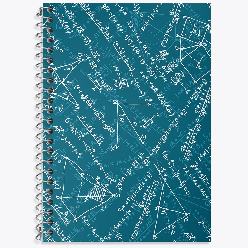 دفتر زبان 50 برگ خندالو مدل سه خط طرح ریاضی کد N328