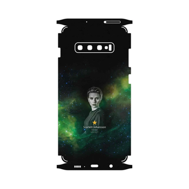 برچسب پوششی ماهوت مدل Scarlett Johansson-FullSkin مناسب برای گوشی موبایل سامسونگ Galaxy S10 Plus