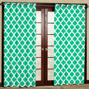 پرده بارمان دکور طرح مدرن مدل هازان پانچی کد 1614 W سایز 140x280 سانتی متر