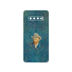 MAHOOT Self portrait with a gray felt hat Cover Sticker for Samsung Galaxy S10 Plus