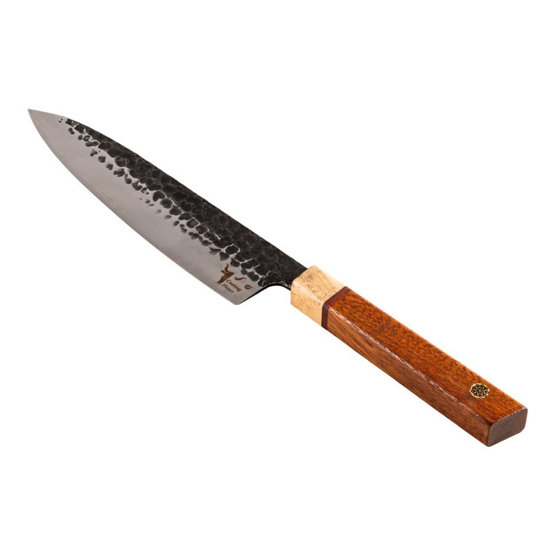 چاقو آشپزخانه کوکینگ فلیم مدل San Mai 2 به همراه غلاف