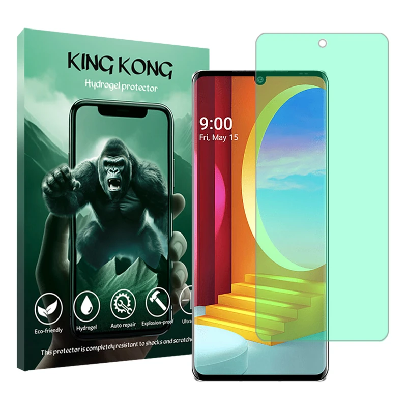محافظ صفحه نمایش گرین لایت کینگ کونگ مدل Tough مناسب برای گوشی موبایل ال جی Velvet