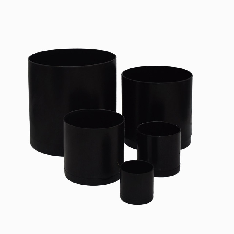 گلدان مدل استوانه پر کلاغی  مجموعه 5 عددی