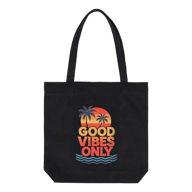 ساک خرید مدل Good Vibes Only