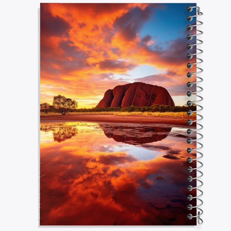 دفتر شطرنجی 50 برگ خندالو مدل غروب کد F2601