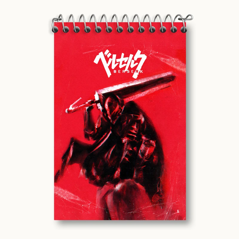 دفتر یادداشت 50 برگ خندالو طرح انیمه مرد اره ای کد N4296