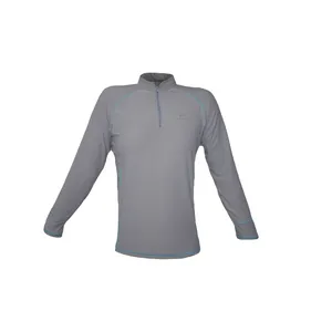 تی شرت ورزشی مردانه مدل نیم زیپ 01