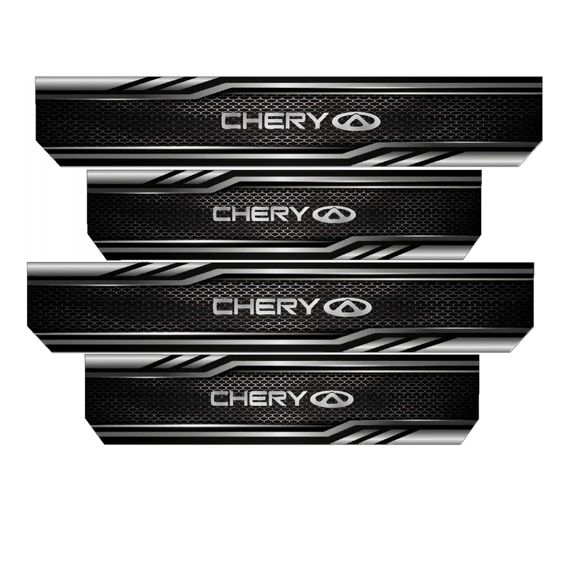 برچسب بدنه خودرو رایسان کد SP2079 مناسب برای چری مجموعه 4 عددی