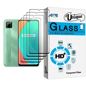 AFS Unique Glass MIX004 Screen Protector For Realme C11 Pack Of 4