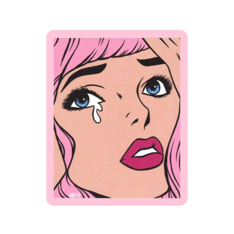 استیکر لپ تاپ طرح پاپ آرت کد 004