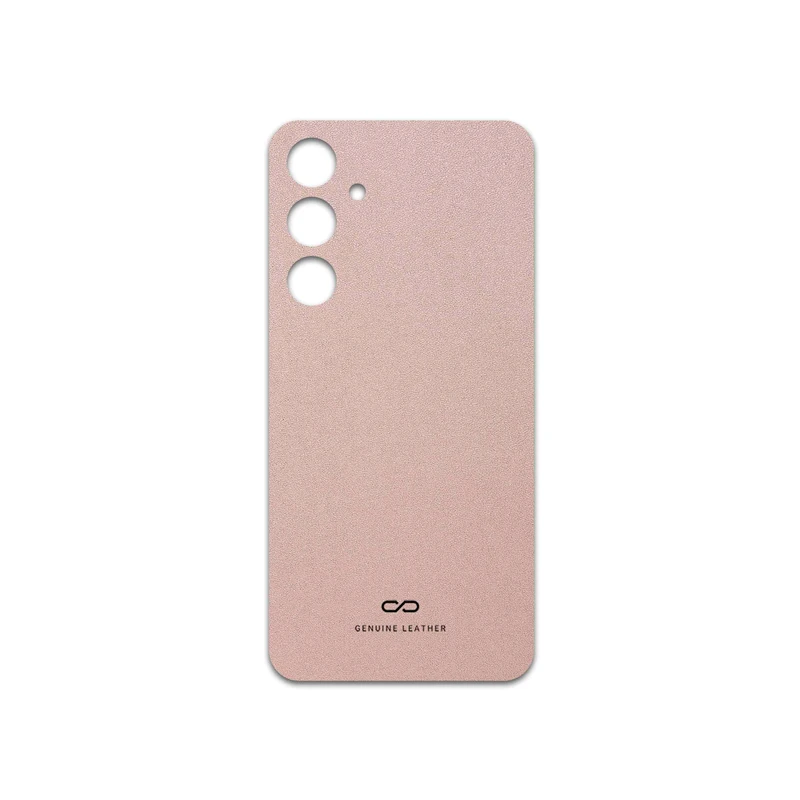 برچسب پوششی ماهوت مدل Rose-Gold-Leather مناسب برای گوشی موبایل سامسونگ Galaxy A55