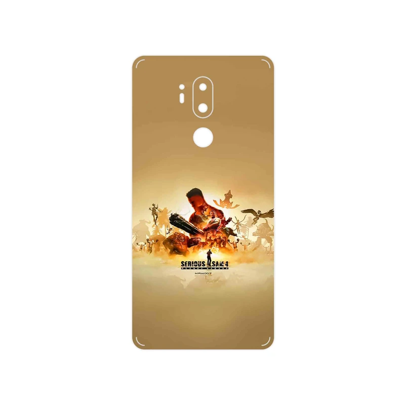 برچسب پوششی ماهوت مدل Serious Sam Game Series مناسب برای گوشی موبایل ال جی G7 PLUS THINQ