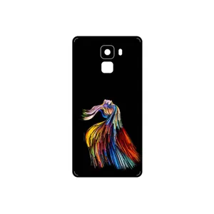 MAHOOT Rainbow Hair Digital Art Cover Sticker for Honor 7