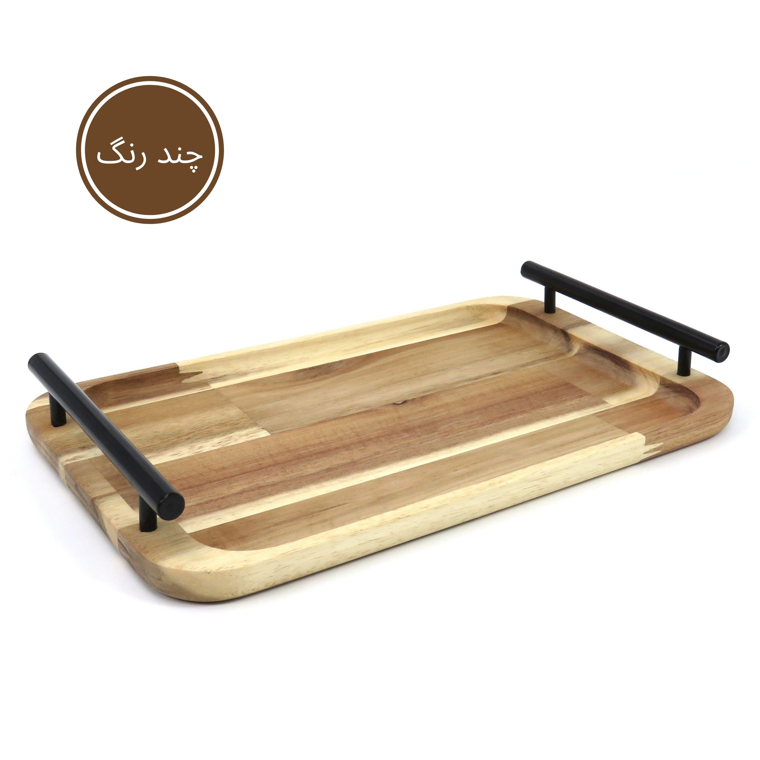 سینی گردو مدل چوبی دسته دار SN011