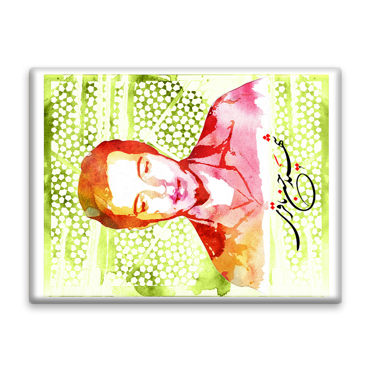 کاشی اطلس آبی  طرح شهید حسن باقری مدل T5476