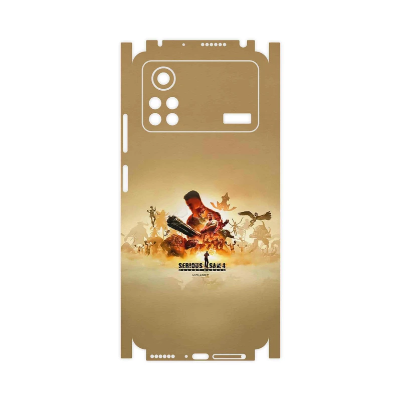 برچسب پوششی ماهوت مدل Serious Sam Game Series-FullSkin مناسب برای گوشی موبایل شیائومی Poco X4 Pro 5G