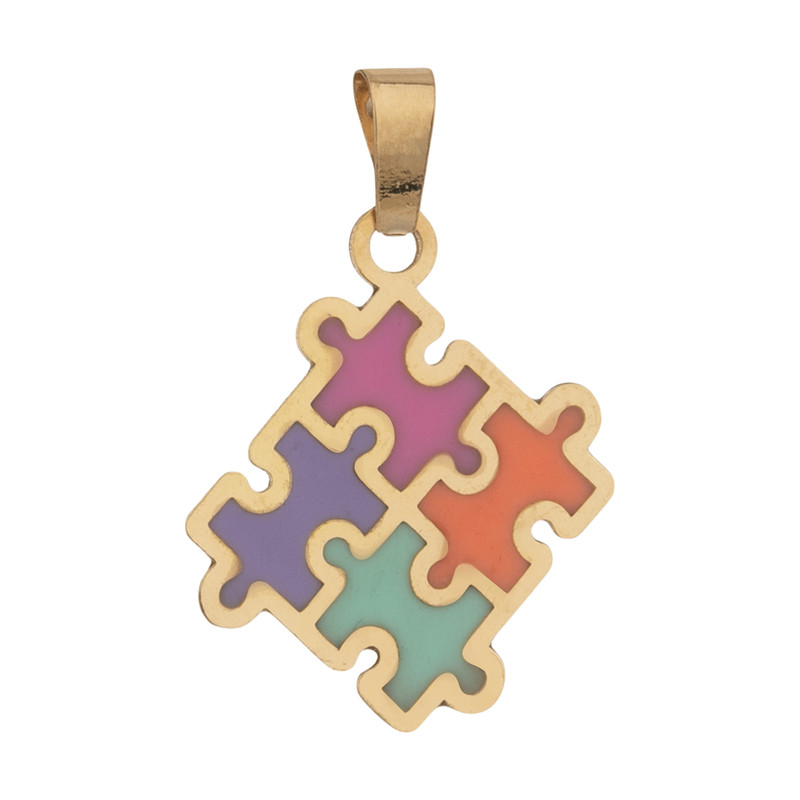 آویز گردنبند طلا 18 عیار دخترانه مایا ماهک مدل MM1583