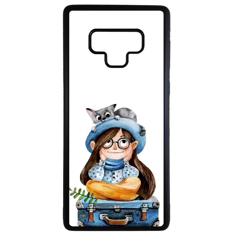 کاور طرح دخترانه کد 110396 مناسب برای گوشی موبایل سامسونگ galaxy note 9