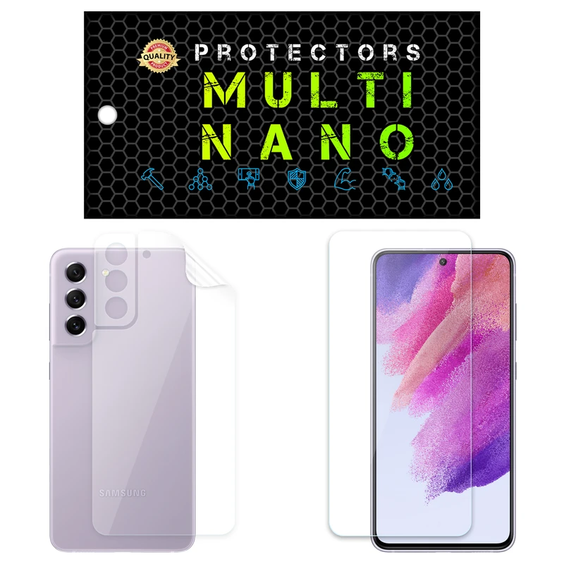 محافظ صفحه نمایش مولتی نانو مدل X-SFT مناسب برای گوشی موبایل سامسونگ Galaxy S21 FE 5G به همراه محافظ پشت