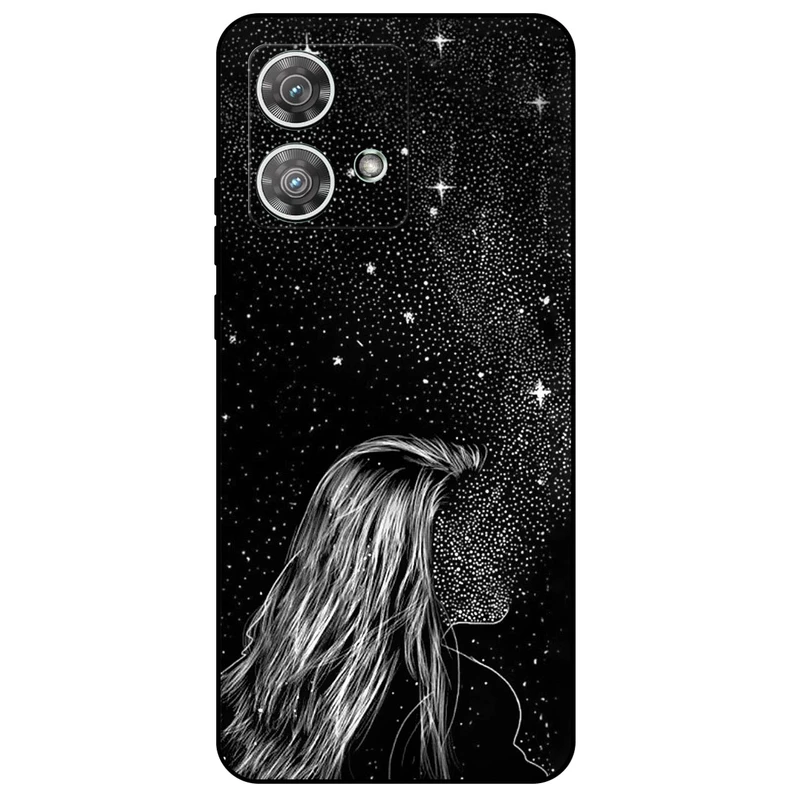 کاور مگافون طرح دخترانه مدل 8264 مناسب برای گوشی موبایل موتورولا Moto Edge 40 Neo