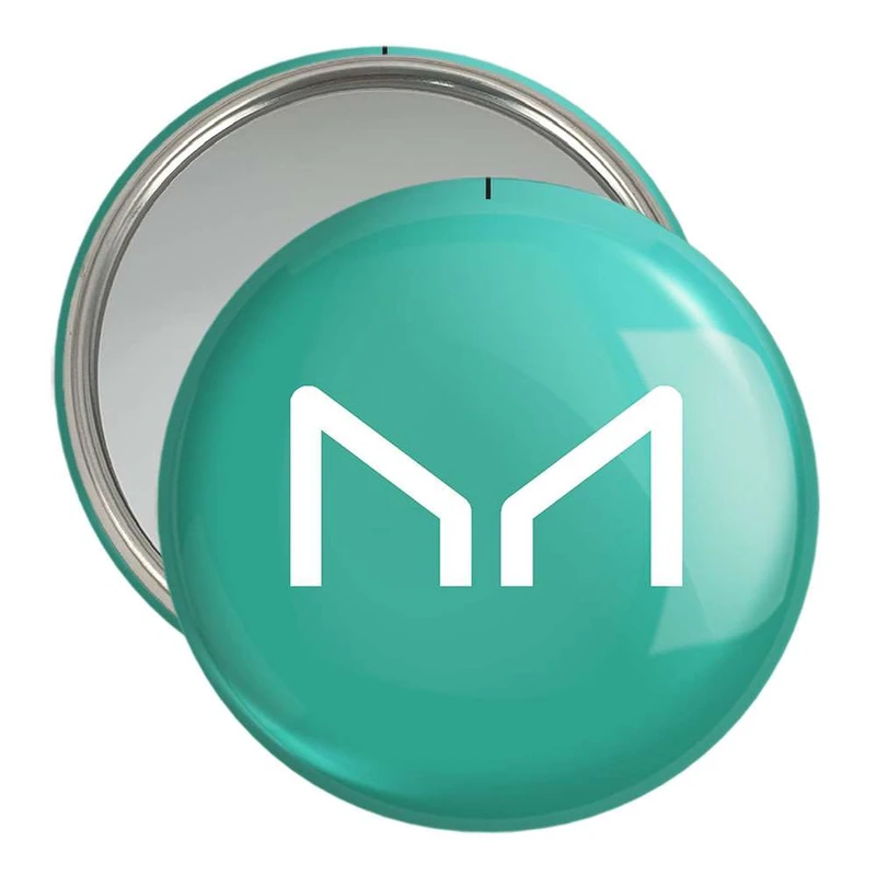 آینه جیبی خندالو طرح ارز دیجیتال میکر  کد 4075