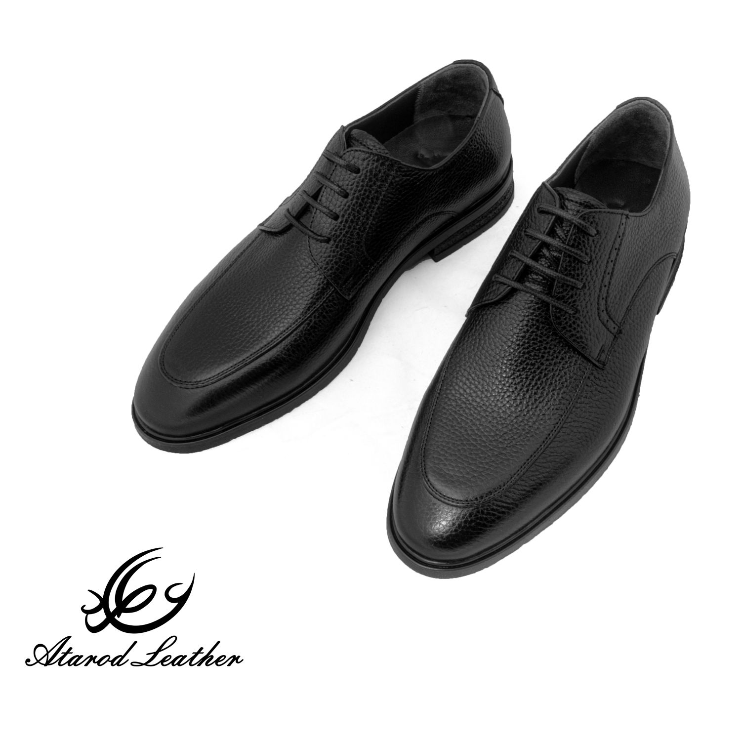 کفش مردانه چرم عطارد مدل چرم طبیعی کد SH288 -  - 8