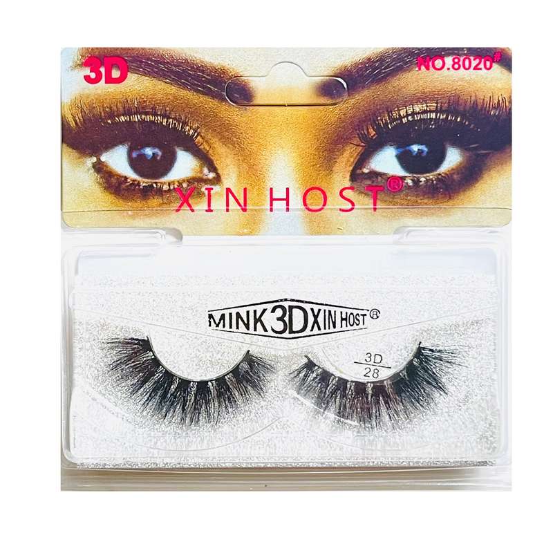 مژه مصنوعی ژین هاست مدل MINK-3D-28 مجموعه 40 عددی مژه مصنوعی ژین هاست مدل MINK-3D-28 مجموعه 40 عددی
