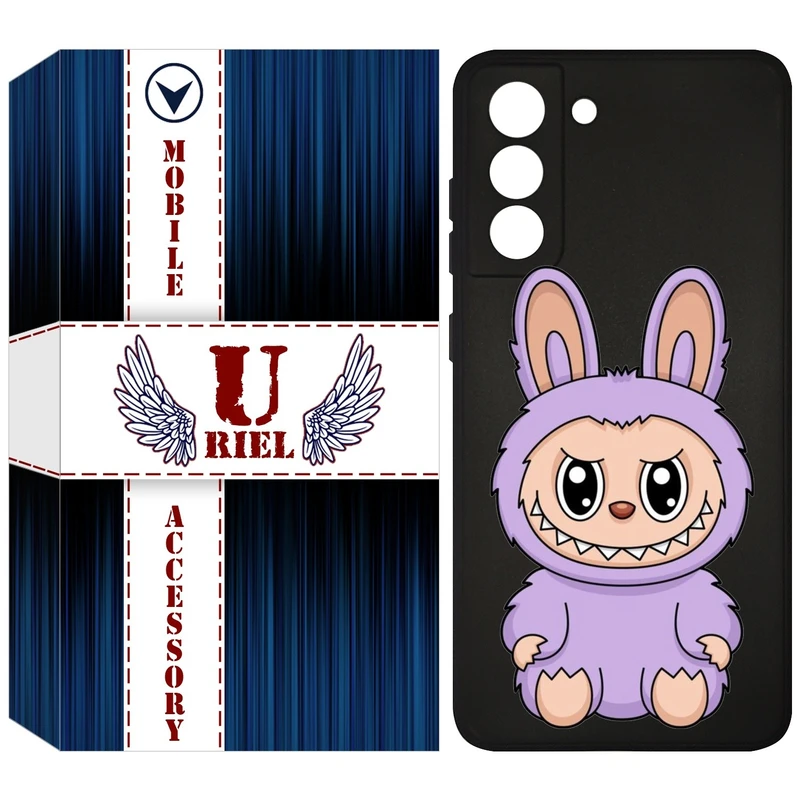 کاور یوریل قاب مدل KSH کد 130 طرح عروسک لبوبو مناسب برای گوشی موبایل سامسونگ Galaxy S21 FE 5G