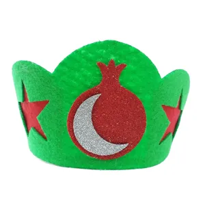 تاج طرح یلدا مدل انار و ماه و ستاره