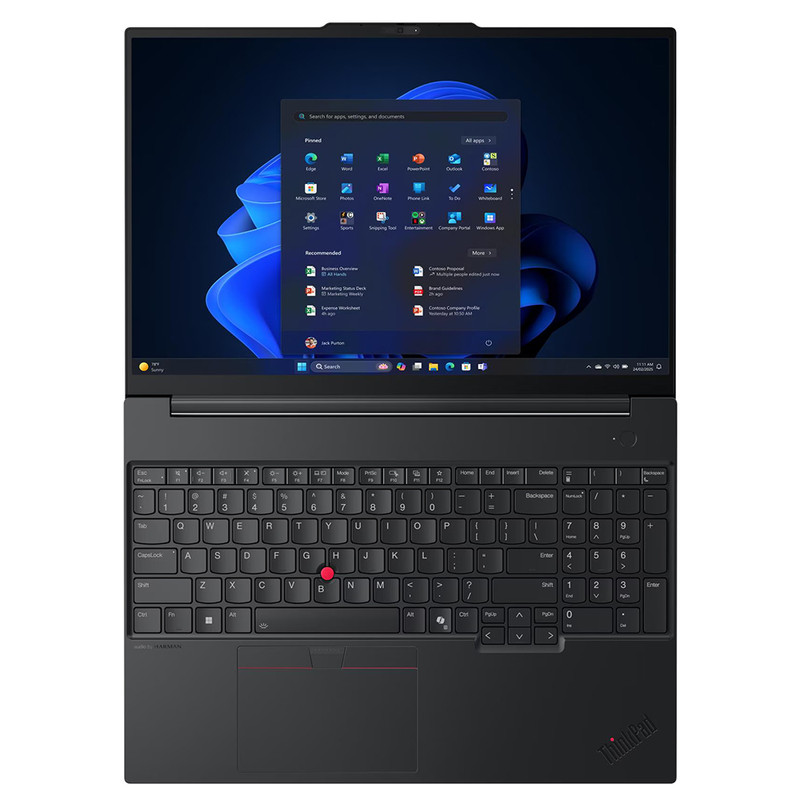 لپ تاپ 16 اینچی لنوو مدل ThinkPad E16 Gen 3-Core Ultra 7 255H-16GB DDR5 5600MHz-1TB SSD-IPS-Backlit-Fingerprint - کاستوم شده
