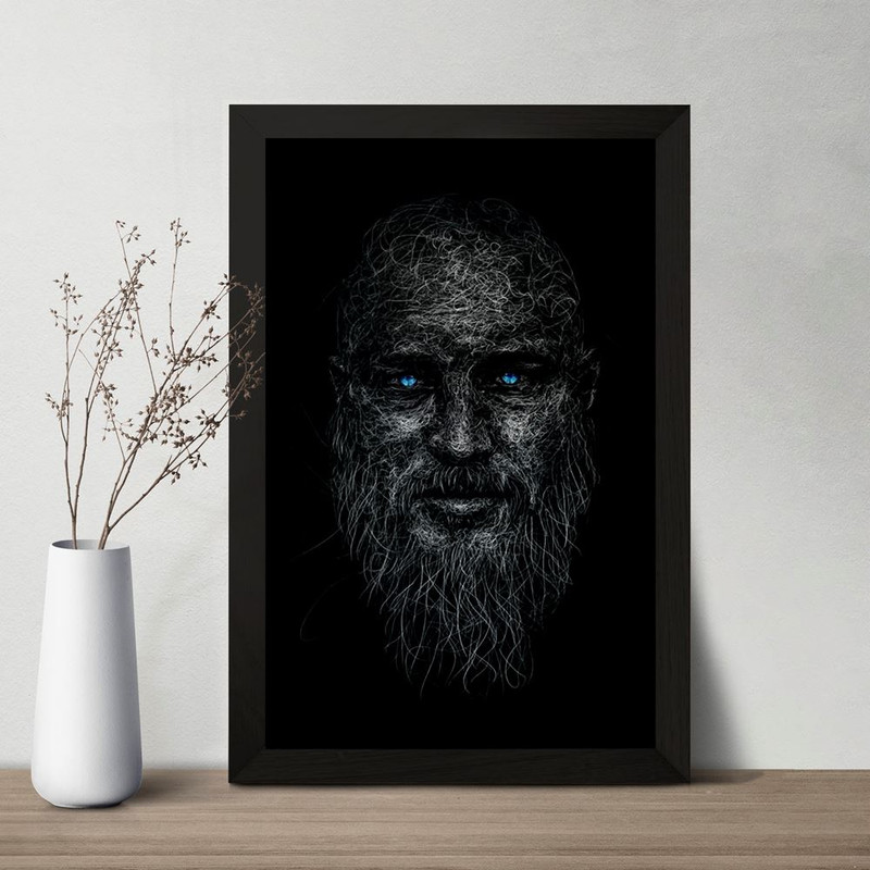 تابلو خندالو مدل رگنار سریال وایکینگ ها Vikings کد 29125