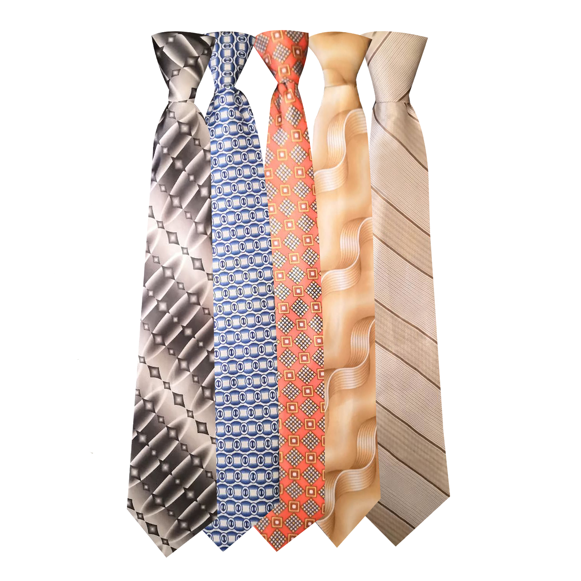 کراوات پسرانه مدل 101 مجموعه 5 عددی