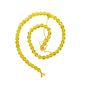 ریسه سنگ سیترین مدل ۶ تراش