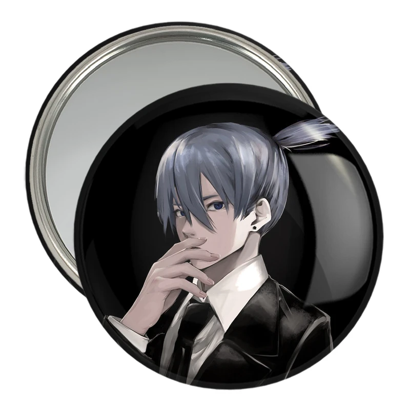 آینه جیبی خندالو مدل هایاکاوا انیمه مرد اره ای Chainsaw Man  کد 17903