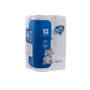 دستمال توالت 4 لایه راشین مدل 3228 بسته 12 عددی