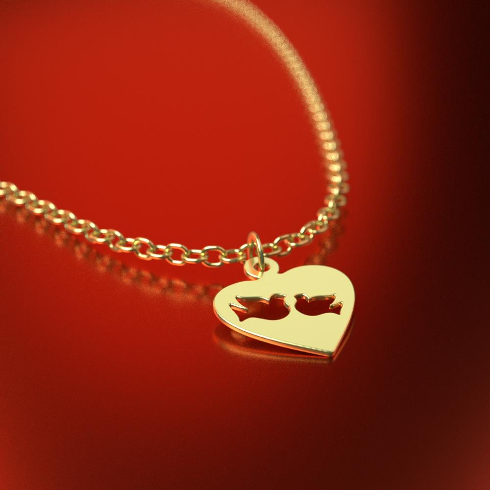 گردنبند طلا 18 عیار زنانه مدوپد مدل پرنده و قلب کد RNA11718 گردنبند طلا 18 عیار زنانه مدوپد مدل پرنده و قلب کد RNA11718