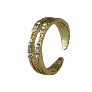 بند انگشتی زنانه مدل نگیندار کد AE39