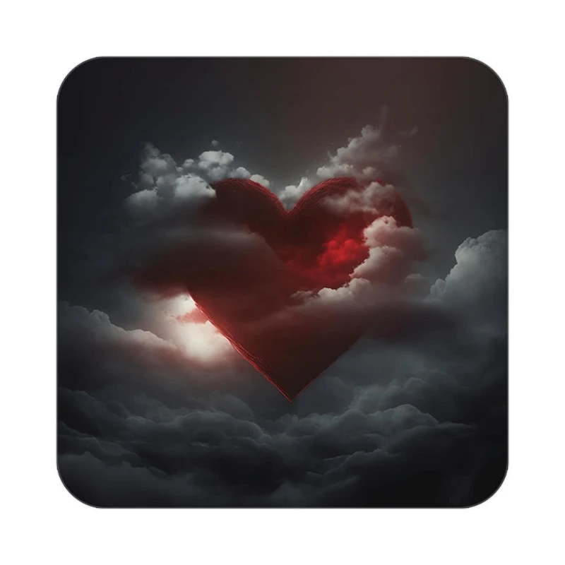 زیر لیوانی کاکتی مدل عاشقانه کد mp13096